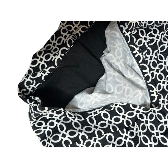 Collections by Catalina Black & White Patterned Tankini Top Women's 1X 16W NEW - Picture 9 of 11